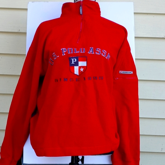 U.S polo half zip fleece - Picture 1 of 4